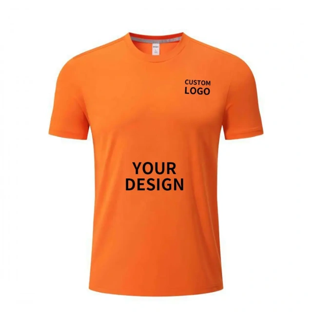 Sublimation Blank T Shirt White Polyester Shirts Crew Neck Short Sleeve for Sublimation T Shirt