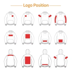 Sublimation Hoodies Polyester Pullovers Pure White Blank Hoodies Sweatshirts