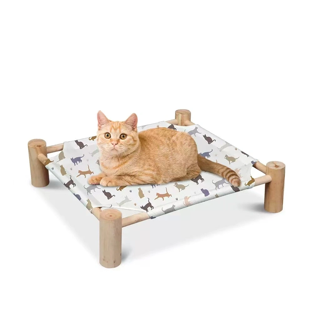 Wooden hammock pet bed product view for sublimation decoration planning