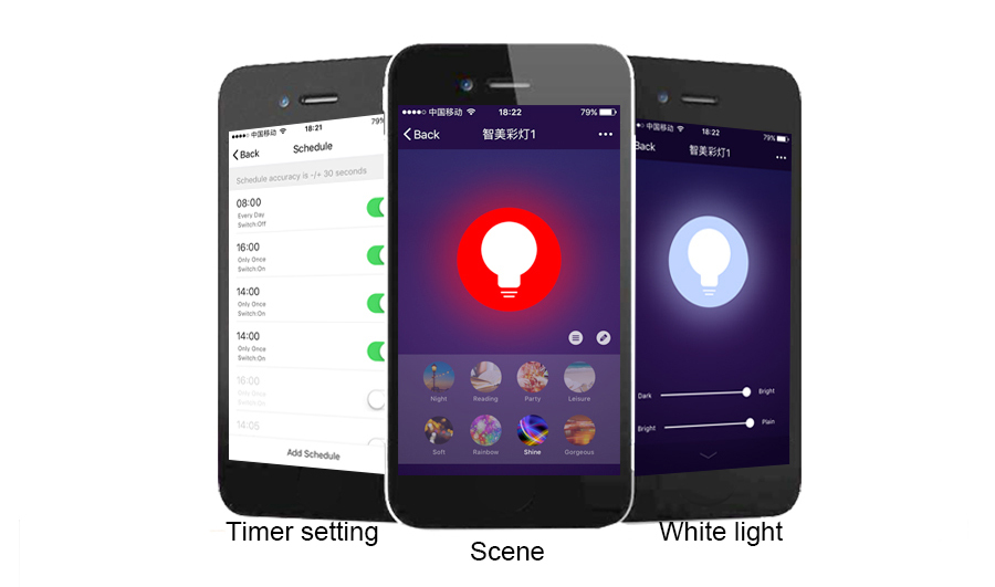 RGBW Bulb LED Light GU5.3 Work With Alexa Google Home Smart Home WIFI Voice Remote Wireless Timer Intelligent Control