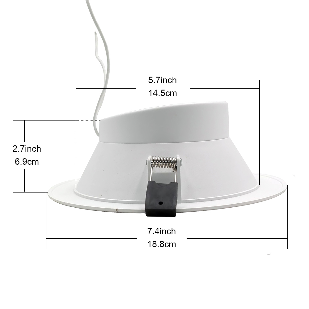 Amazon Alexa Google Home Enable Voice Timer Control 6 inch RGBCW WIFI LED Downlight