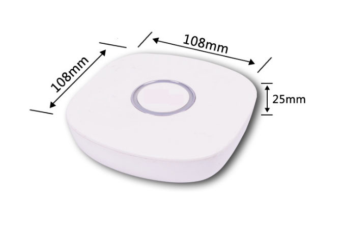 Work with Aamazon Alexa Zigbee Wireless Remote Control Host for Smart Home Control Lights urtain security Sensors Zigbee hub