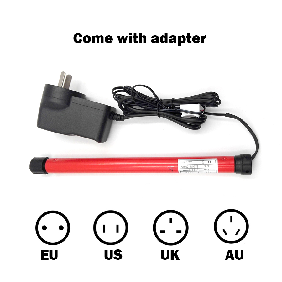 Zemismart For 20mm Tube Roller Curtain Motor Smart Home DC12V RF433 Tubular Electric  Shutters Suit for Broadlink