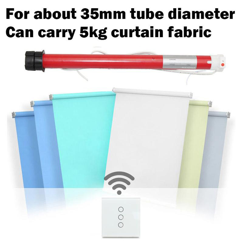 Alexa echo google home assistant control IOS Android APP control Automatic Electric Roller for 38mm tube Blinds Shutters kit
