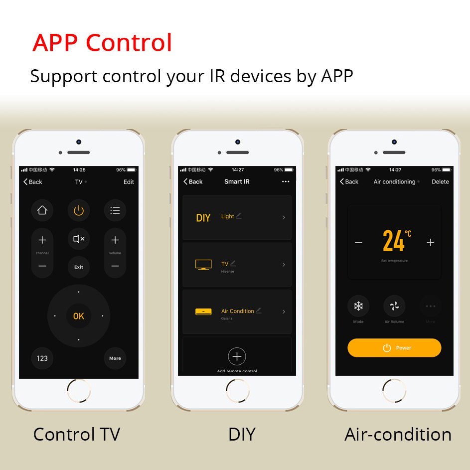 Zemismart IR Bridge Control Air-condition Fan TV For Smart Life App Google Home Alexa Echo Universal Remote Control
