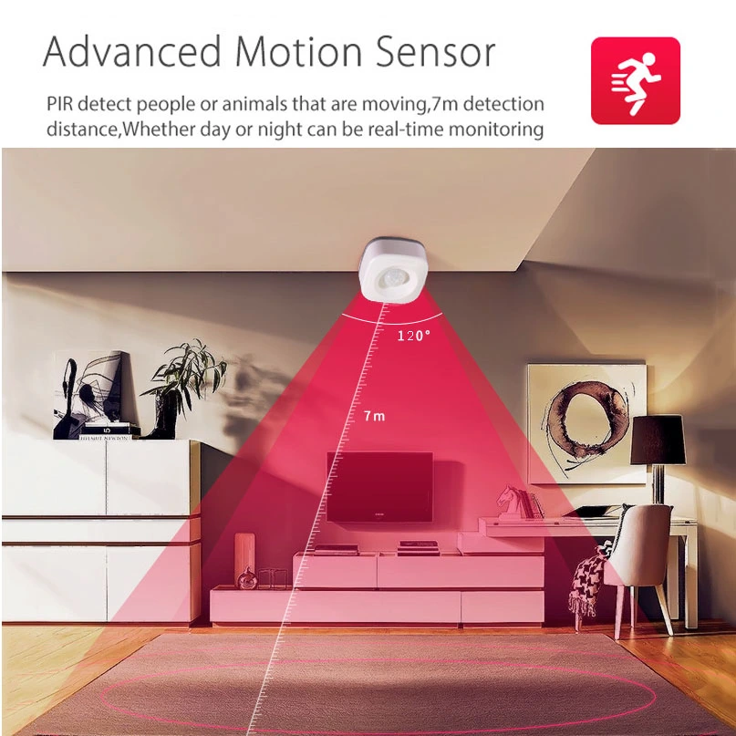 Smart Life Wifi PIR Motion Sensor Support Android IOS Phone APP