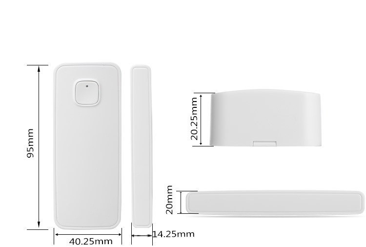Wifi Door Sensor Window Sensors Alexa Google Home mini Alarm Security Smart Life Phone APP Remote Control