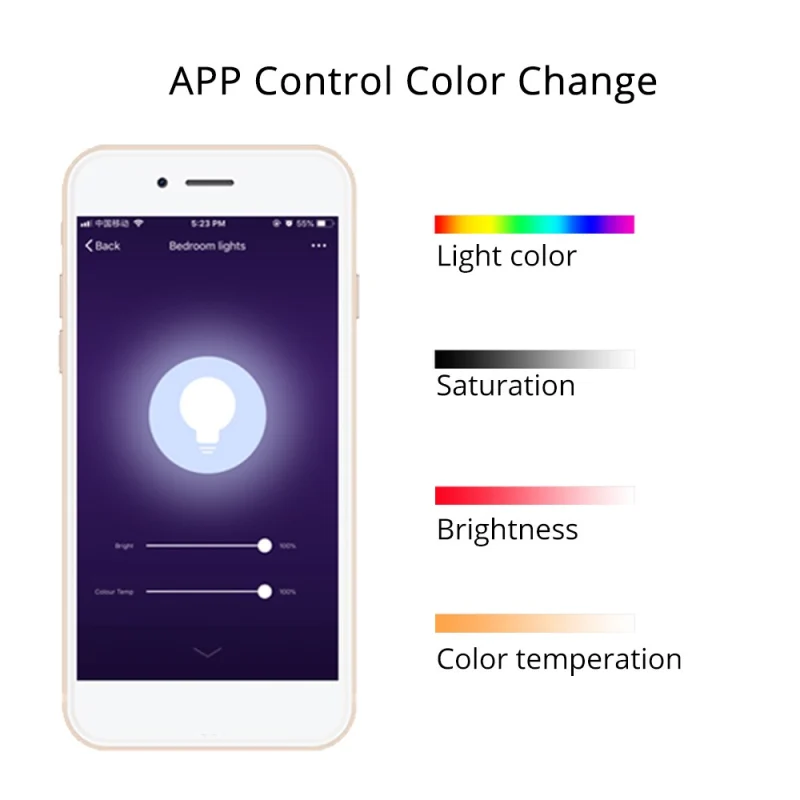 Christmas Gift LED Remote Control Light Compatible with Alexa Google Home 3d Printing Children Bedroom Colorful Moon Lamp APP