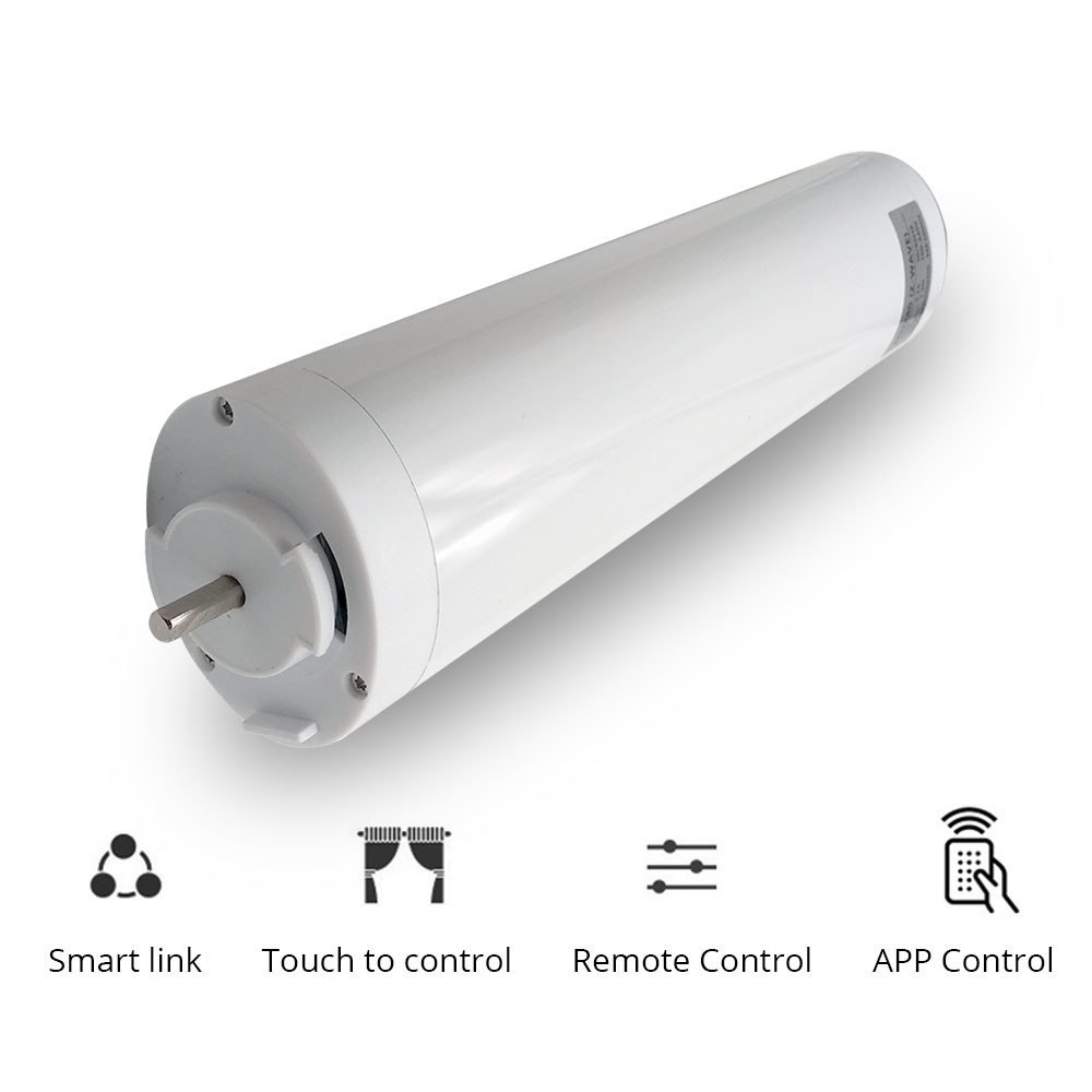 Z-wave Slide Blind Motor With Track Work With Smartthings APP Push Control Electric Motorized Shade Motor