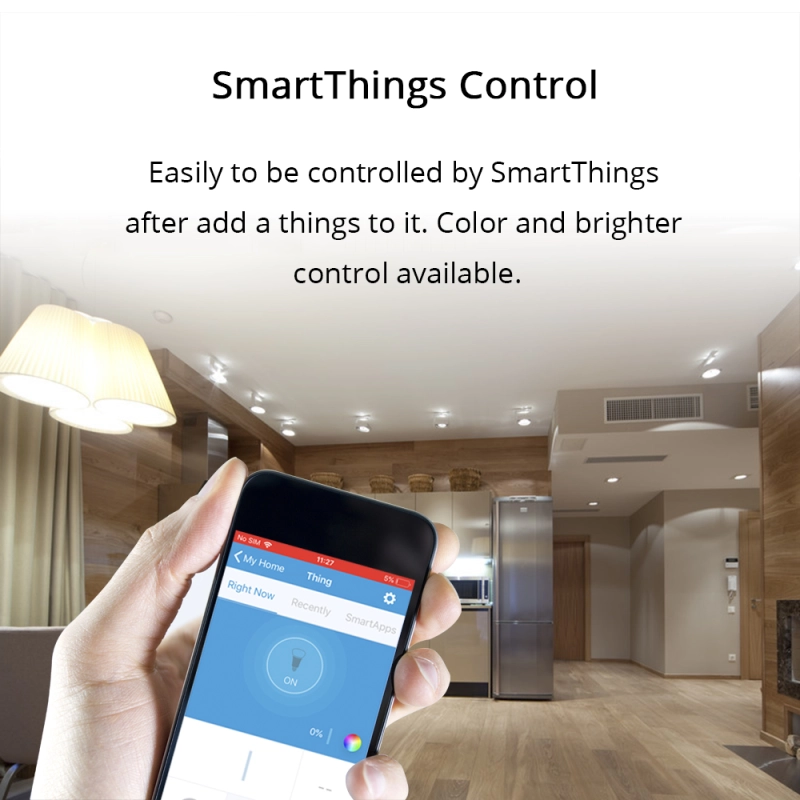 Zemismart ZigBee 3.0 LED Downlight 2.5 inch 3.5 inch 4.5 inch 6 inch RGBW Work with Amazon Alexa Echo  Smarthings Zigbee Hub