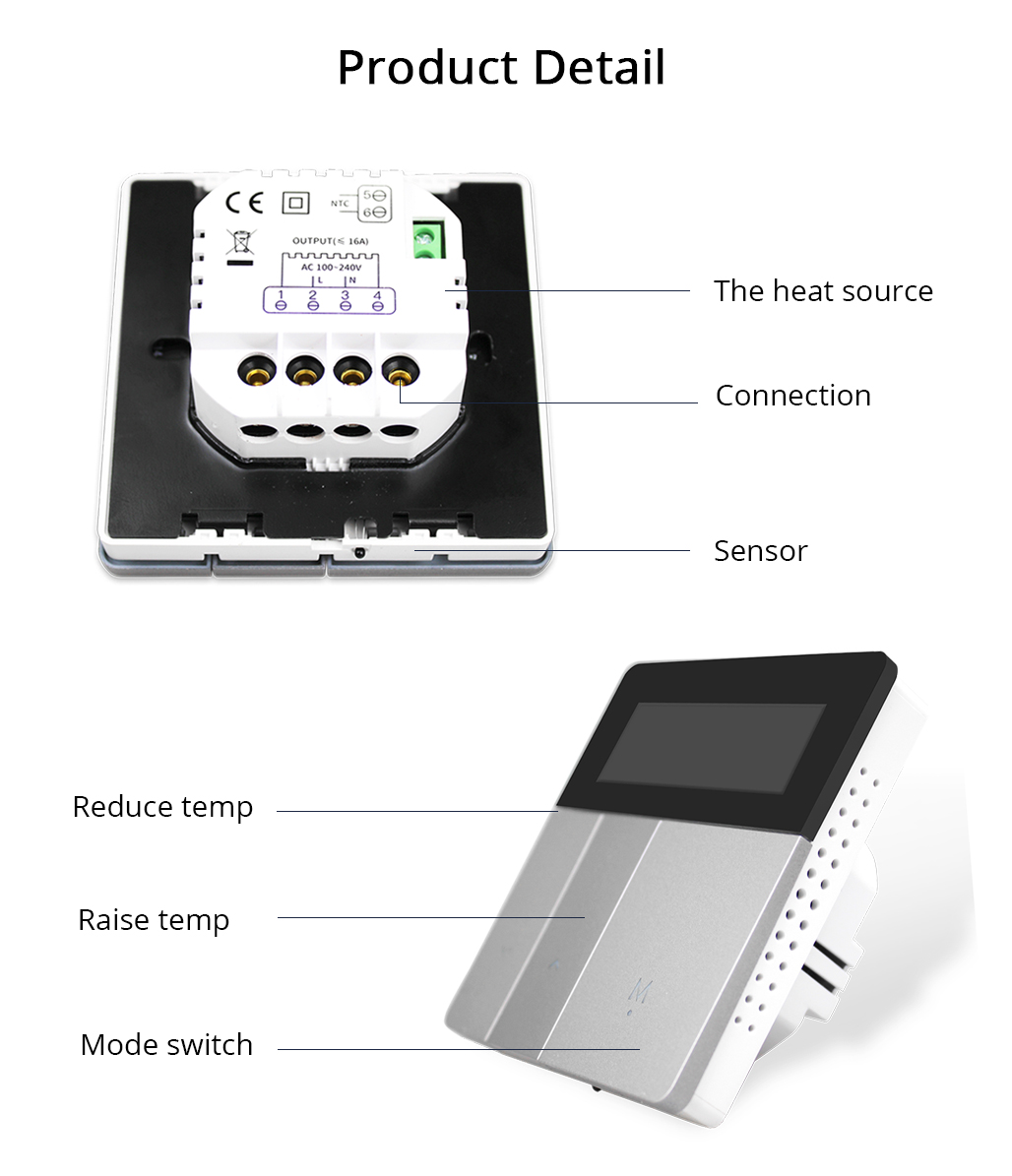 thumbnail image 2 of Smart Thermostat For Home WiFi Programmable Digital Thermostat Review 2 of 12
