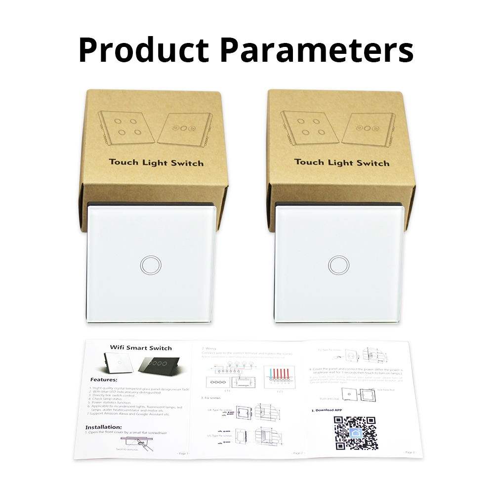 Zemismart WiFi Wall Switch 2 Way Remote Control Light Smart life APP Alexa Google Home Voice Control Master and Slave Switches