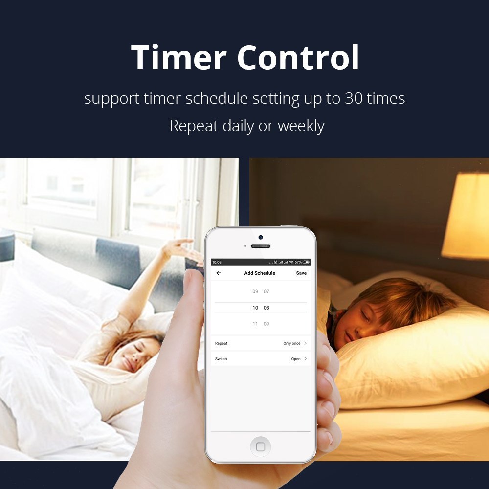 Window Opener witch Switch Alexa Google Home TUYA APP enable Timer WiFi Remote Control Window Opener Automatic