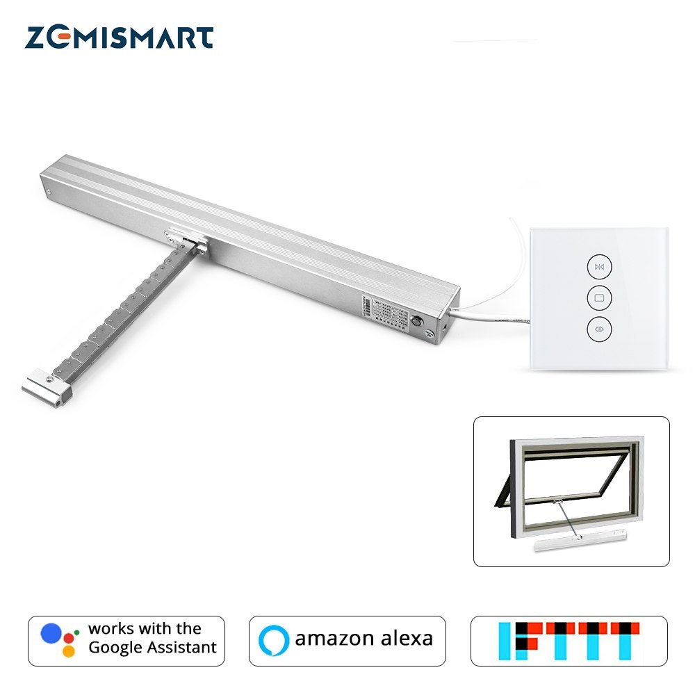 Window Opener witch Switch Alexa Google Home TUYA APP enable Timer WiFi Remote Control Window Opener Automatic