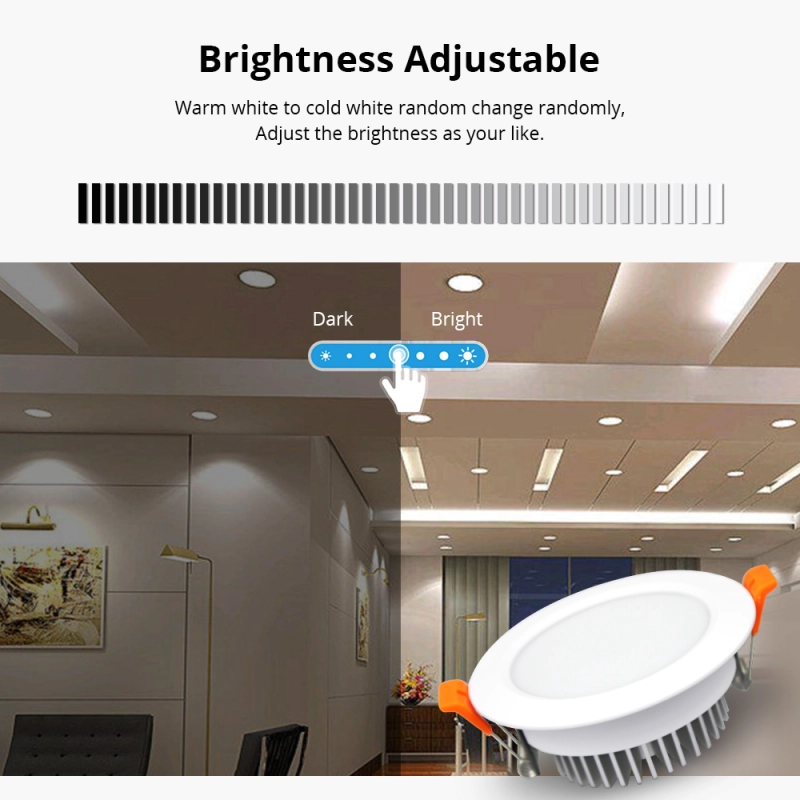 Zemismart ZigBee 3.0 LED Downlight 2.5 inch 3.5 inch 4.5 inch 6 inch RGBW Work with Amazon Alexa Echo  Smarthings Zigbee Hub