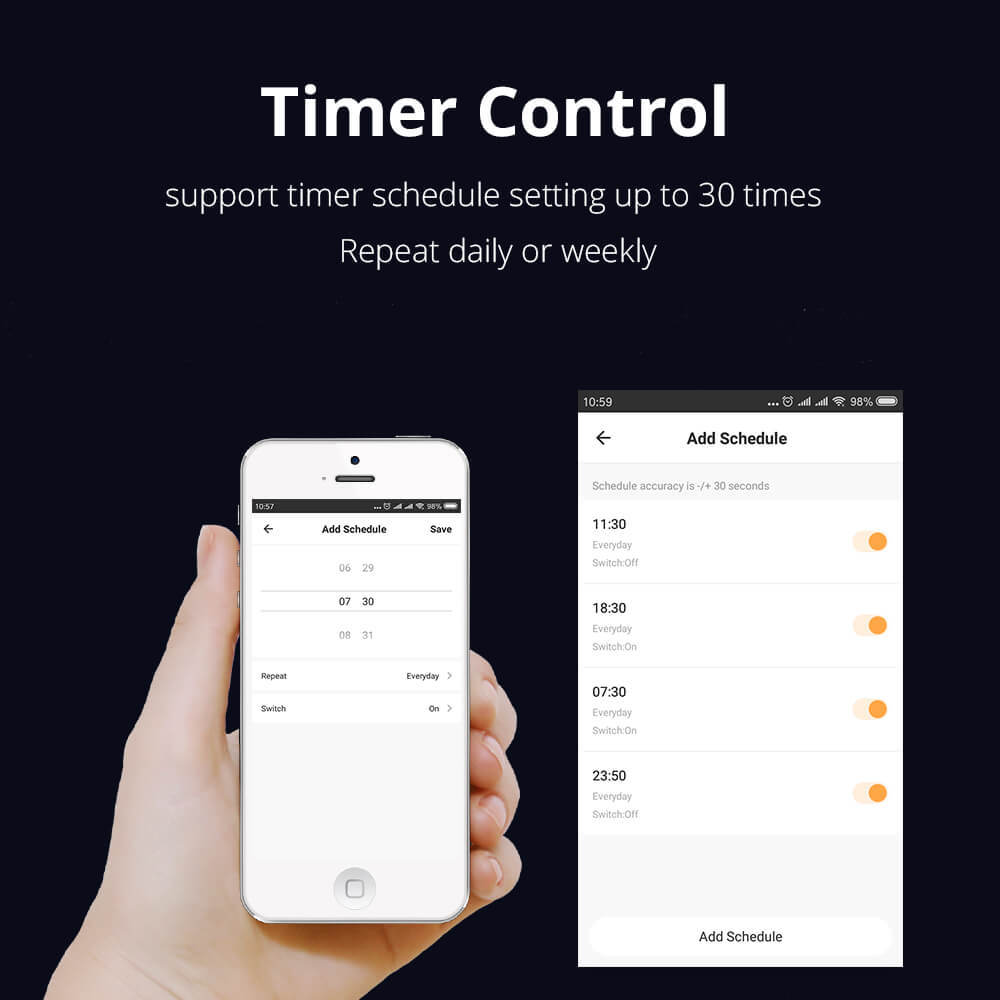 Zemismart RGBW LED Light Strip Work with Alexa Echo Google Home Wifi Support up to 6m Waterproof Timer Voice Control