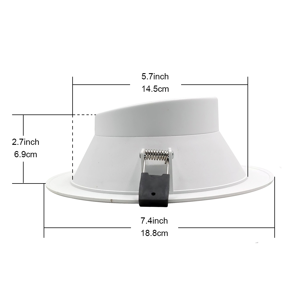 Zemismart US 6 inch WiFi RGB Led Downlight Alexa Google Recessed Lamp Smart Life APP Control Ceiling Light