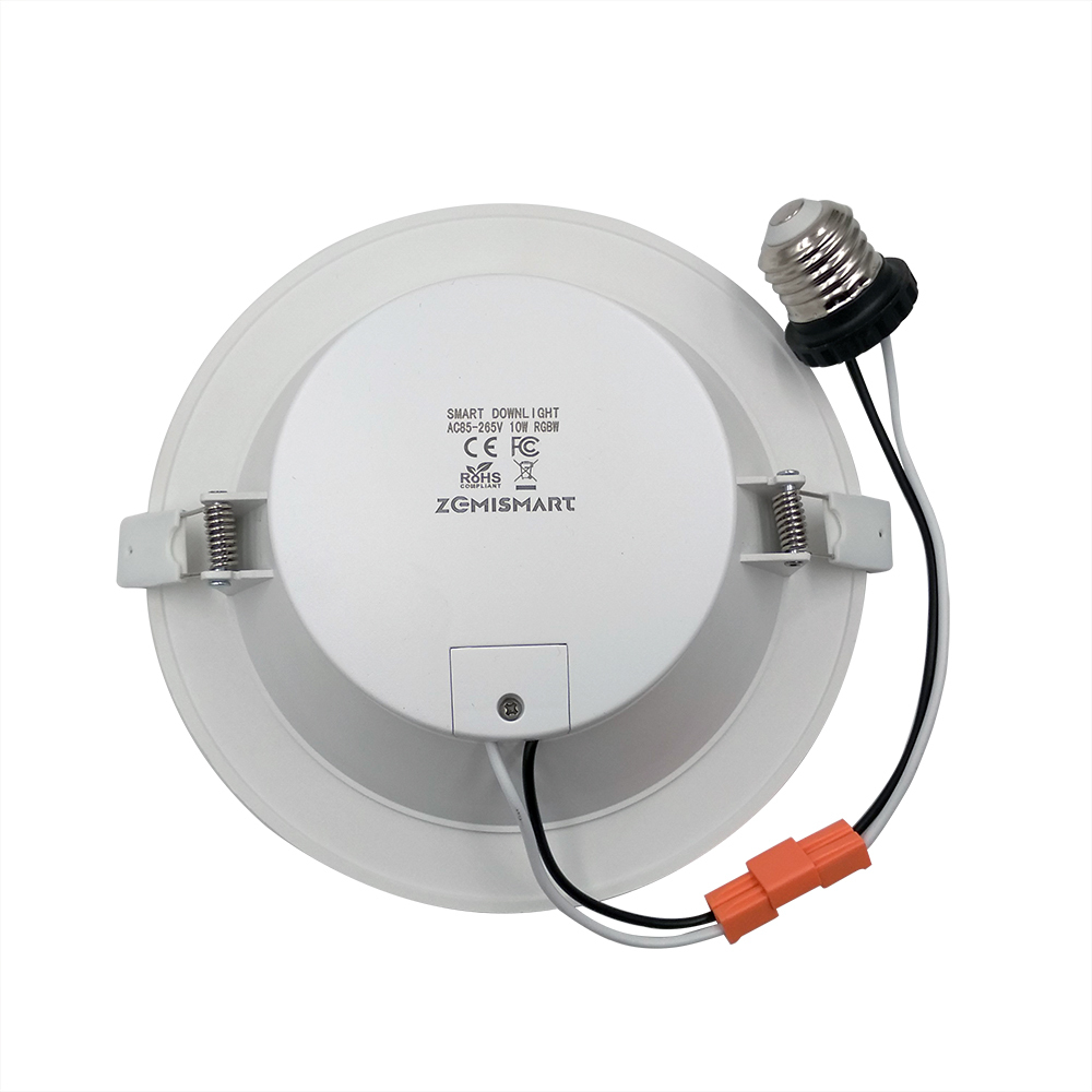 Zemismart US 6 inch WiFi RGB Led Downlight Alexa Google Recessed Lamp Smart Life APP Control Ceiling Light