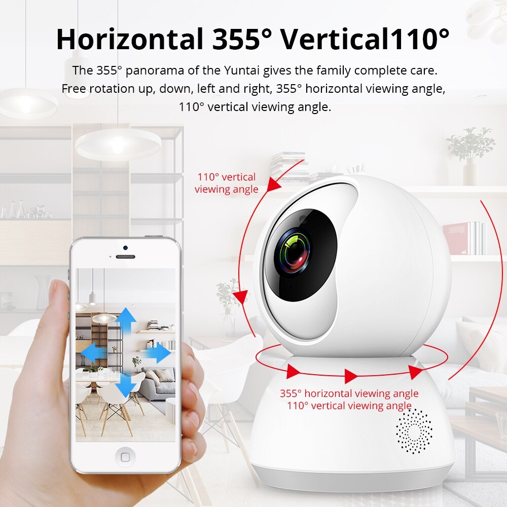 Tuya WiFi CCTV 1080P Camera Tilt Intercome  ONVIF Smart Home Security Alarm