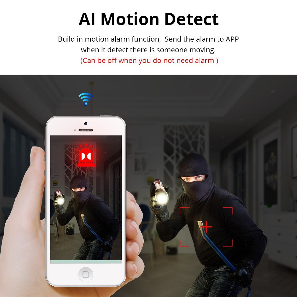 Tuya WiFi CCTV 1080P Camera Tilt Intercome  ONVIF Smart Home Security Alarm