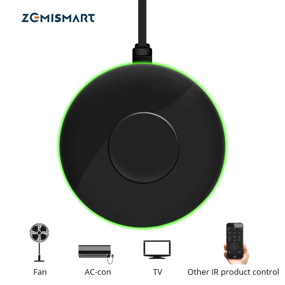 Zemismart IR Bridge Control Air-condition Fan TV For Smart Life App Google Home Alexa Echo Universal Remote Control