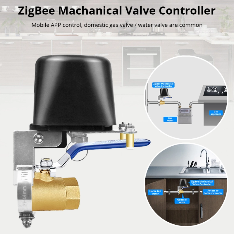 Electronic Smart WiFi Water Shut Off Zigbee Irrigation Controller Watering System Automatic Gas Valve SmartThings Control
