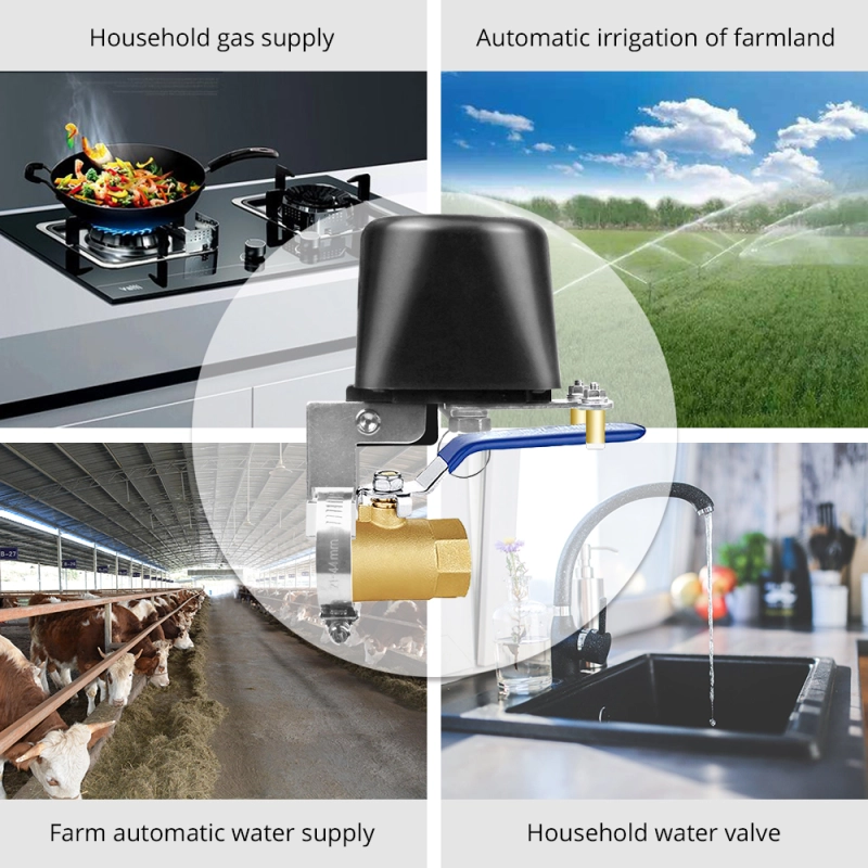 Electronic Smart WiFi Water Shut Off Zigbee Irrigation Controller Watering System Automatic Gas Valve SmartThings Control