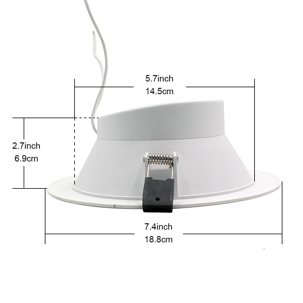 Zemismart 6 inch WiFi RGBCW Color Changing With Music for Home Party Led Downlight Ceiling Light Alexa Google Home Enable