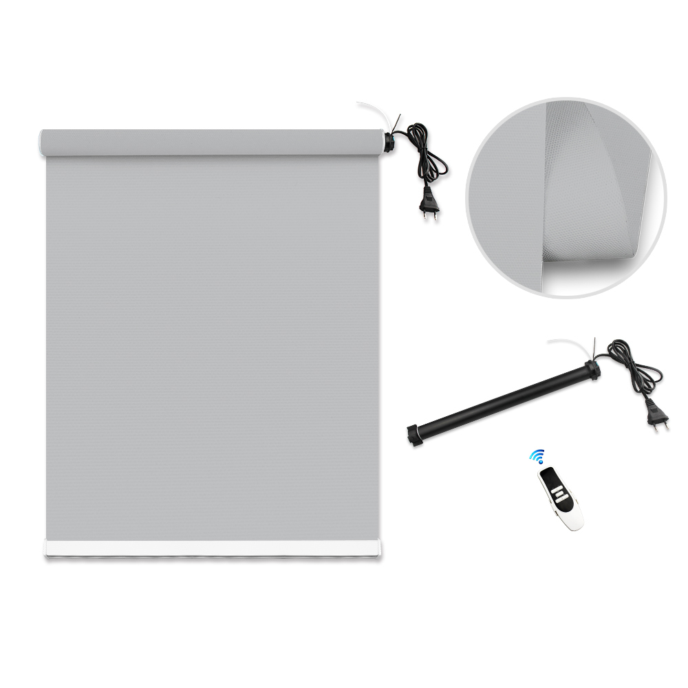 Zemismart Blackout Roller Shade,Window Blind With Wired Motor, Smart Home Control by Alexa Google Home via Tuya Smart Life APP