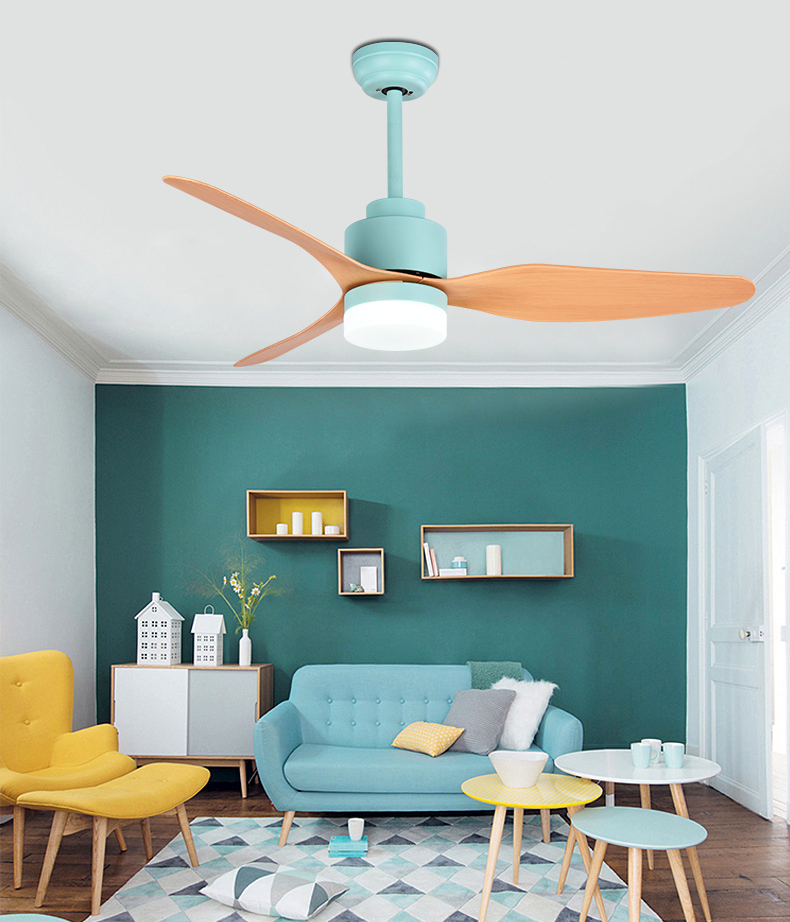 Zemismart Smart Fan light Voice Control By Alexa Google Home HomeAssistant 3 blade ceiling fan with LED Light Kit