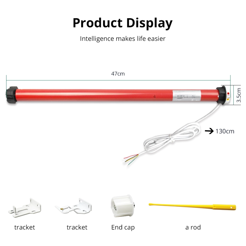 Automatic Electric Roller Curtain Motor for 38mm 36mm 37mm tube Blinds Shutters Control by Switch Suit for 110V to 240V