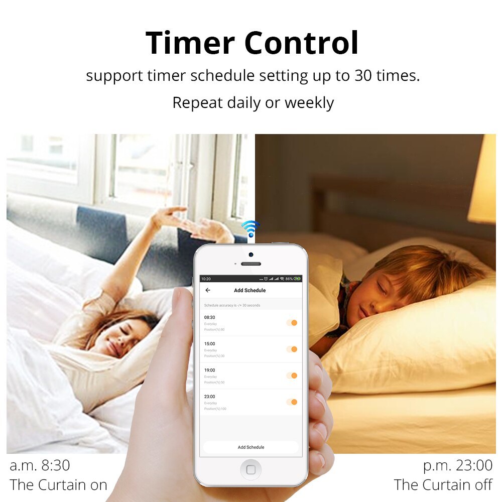 Zemismart Zigbee Roller Shade Motor For 38mm tube works with Tuya SmarThings Alexa Echo Google Home Control Electric Engine Shutter Rod