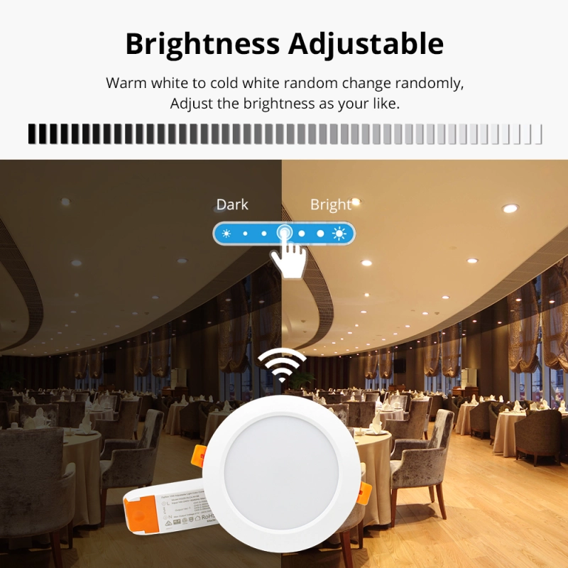ZigBee 3.0 4 Inch Downlight  Smart RGBW Led Bulb Light Work with Amazon Echo Plus Directly 15w Smart Lighting Solution