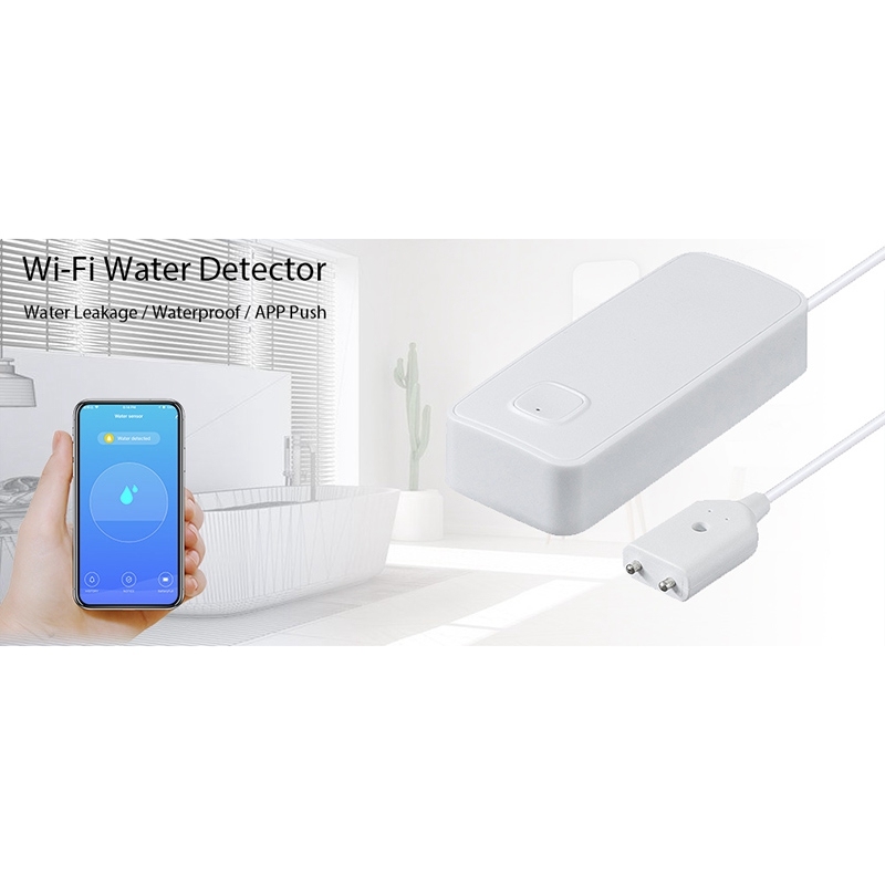 WIFI Flood Leak Sensor Smart Home Water Detector WiFi works with Tuya Smart Life APP Control Intelligent Smart Home
