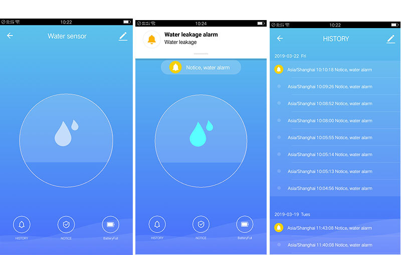 WIFI Flood Leak Sensor Smart Home Water Detector WiFi works with Tuya Smart Life APP Control Intelligent Smart Home