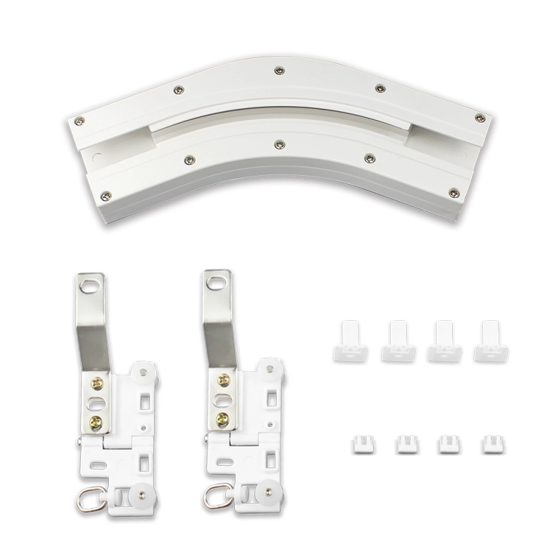 The Best Curtain and Blind Degree ARC Track for Corner Windows for Slide Curtain  90 135 Degree Avaibale