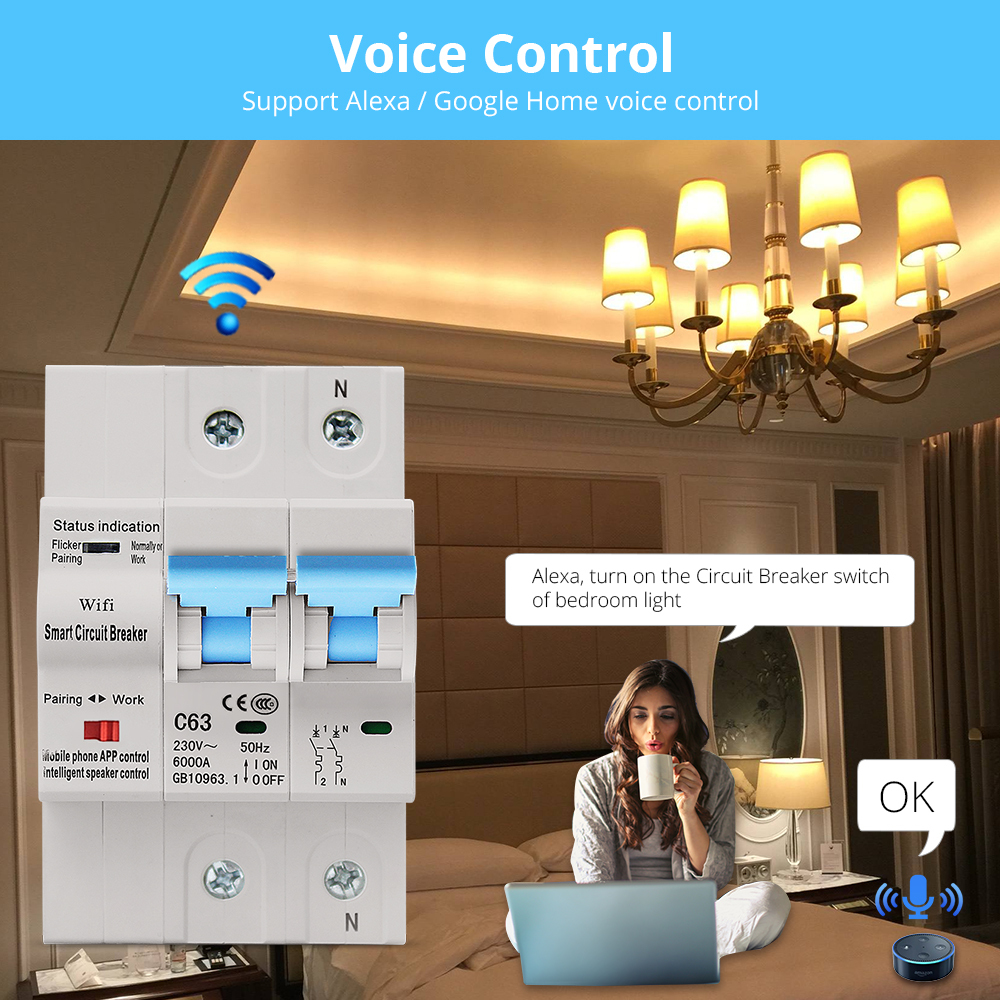 Zemismart WiFi Relay works with Tuya Smart Life APP Control Smart Home Timer Remote Control