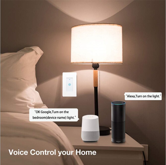 Zemismart WiFi 3 Way Smart Switch, Single-Pole Smart Light Switch works with Tuya Alexa Google Home Control No Hub