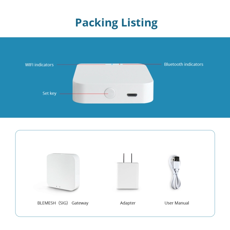 Blue tooth Hub Wifi works with Tuya Smart Home Bridge Wireless Remote Controller BLUE Mesh