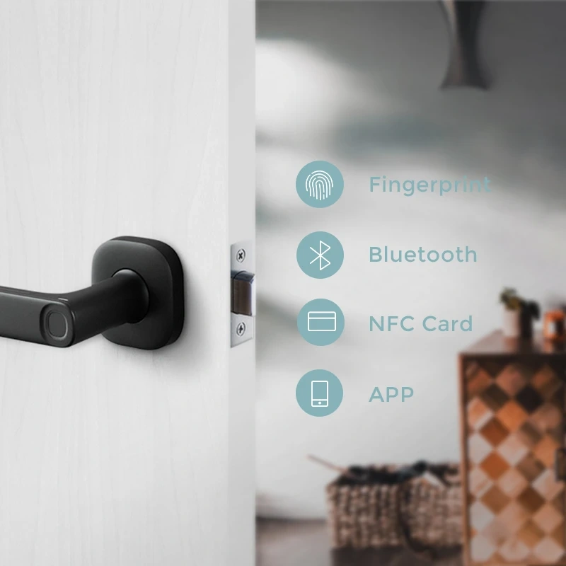 Zemismart Tuya Smart Fingerprint Lock Smart Lock Core Cylinder Intelligent Security Door Lock Encryption Work With Smart Life App NCF Card Blueotooth