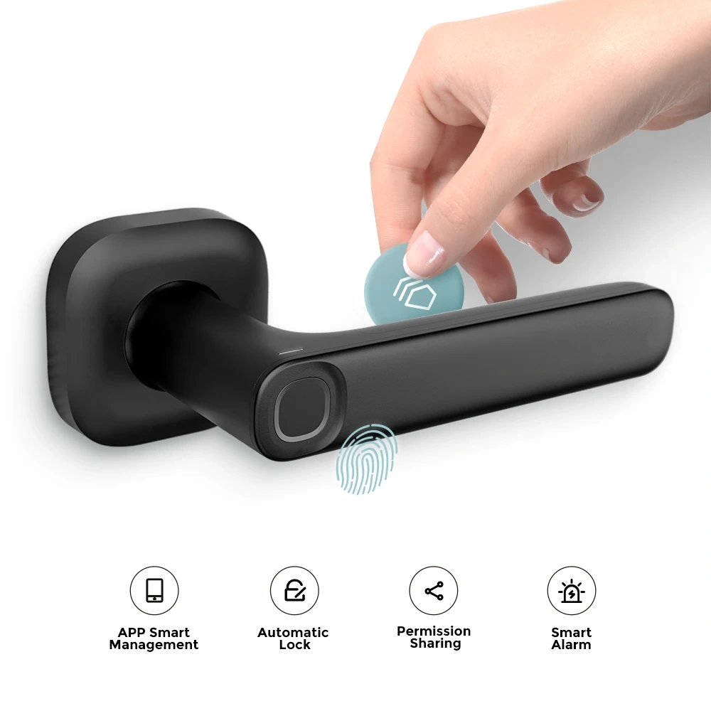 Zemismart Tuya Smart Fingerprint Lock Smart Lock Core Cylinder Intelligent Security Door Lock Encryption Work With Smart Life App NCF Card Blueotooth