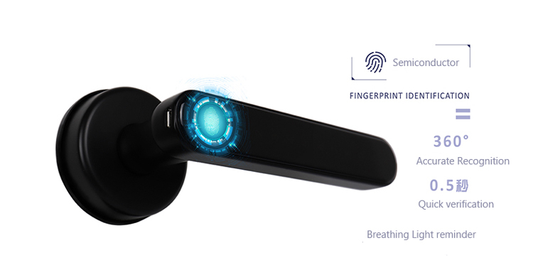 Zemismart Tuya Smart Fingerprint Lock Intelligent Security Door Lock Encryption Work With Smart Life App Passward Unclock