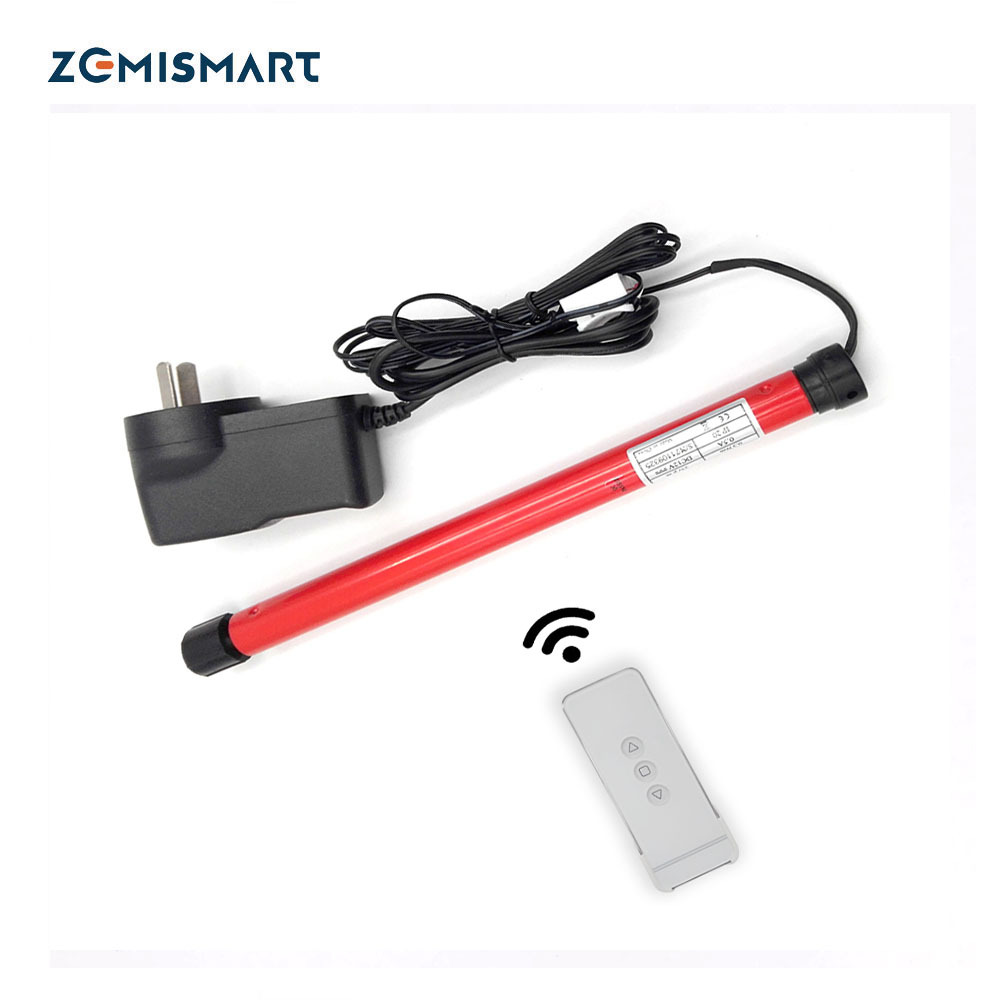 Zemismart For 20mm Tube Roller Curtain Motor Smart Home DC12V RF433 Tubular Electric  Shutters Suit for Broadlink