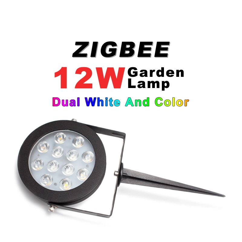 Zemismart Smart Zigbee 12W RGBCCT Garden lamp landscape path light outdoor dimmable compatible with zigbee hub app voice control
