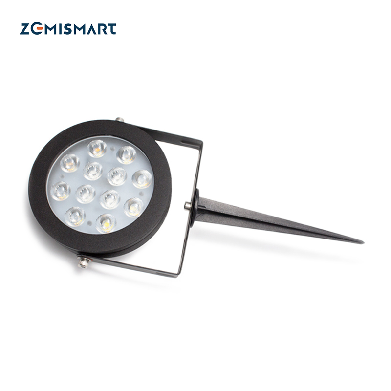 Zemismart Smart Zigbee 12W RGBCCT Garden lamp landscape path light outdoor dimmable compatible with zigbee hub app voice control