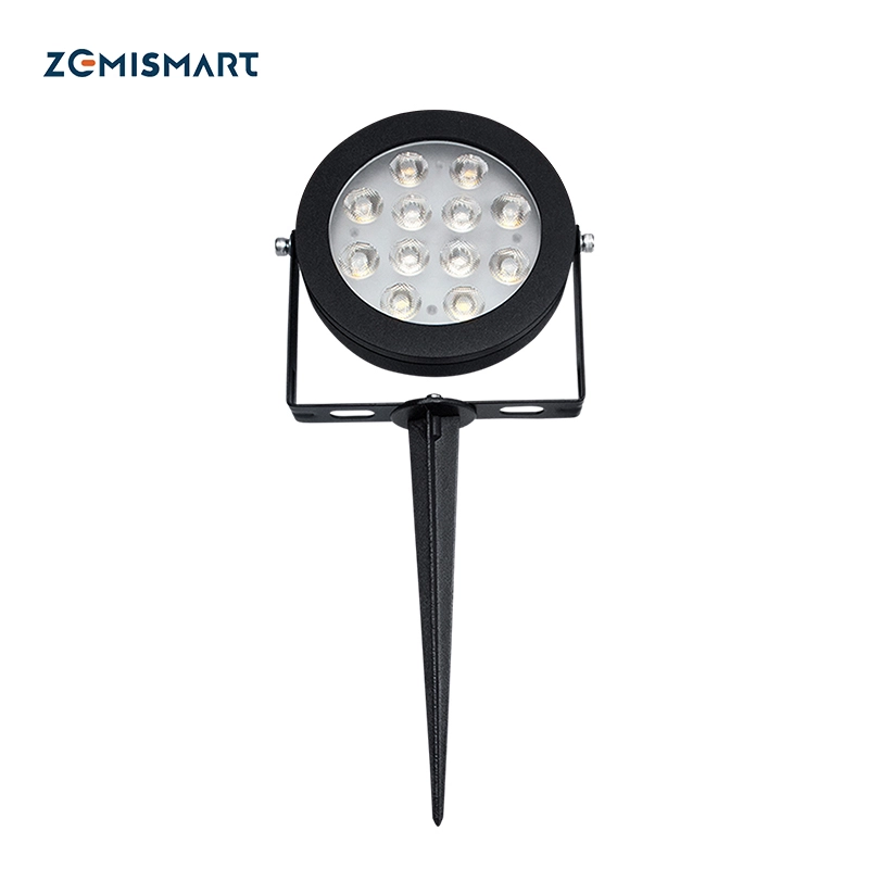 Zemismart Smart Zigbee 12W RGBCCT Garden lamp landscape path light outdoor dimmable compatible with zigbee hub app voice control