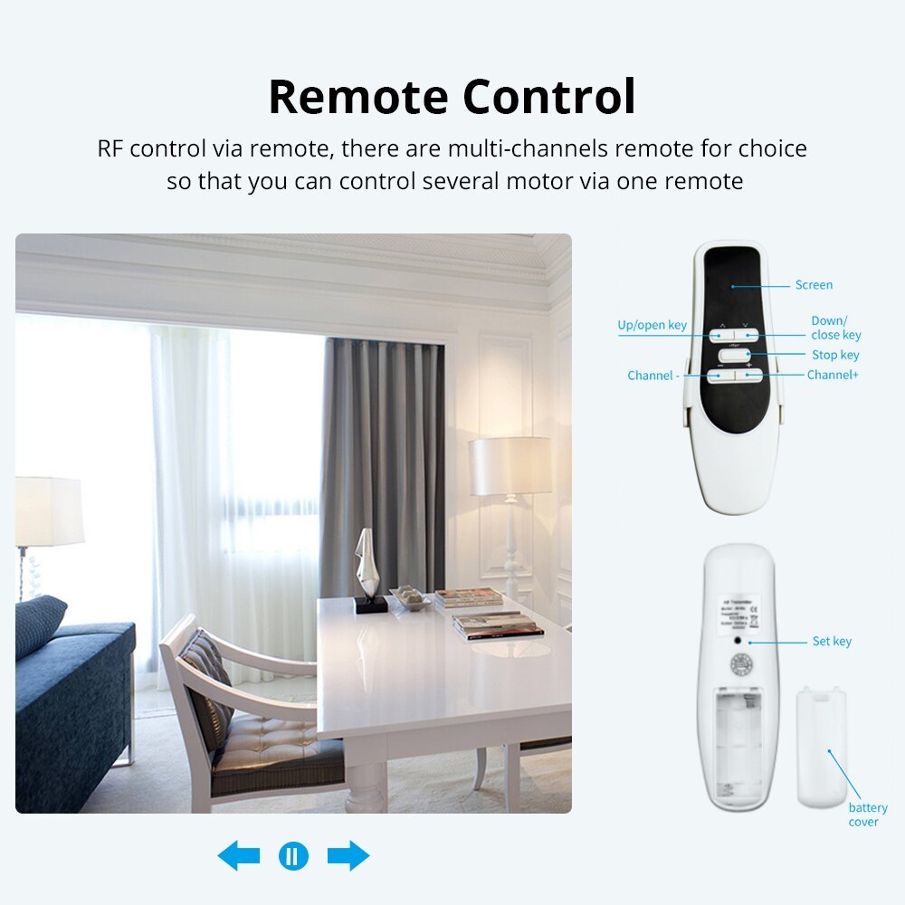 Zemismart Curtain Track Work with Tuya Zigbee Hub SmartThings