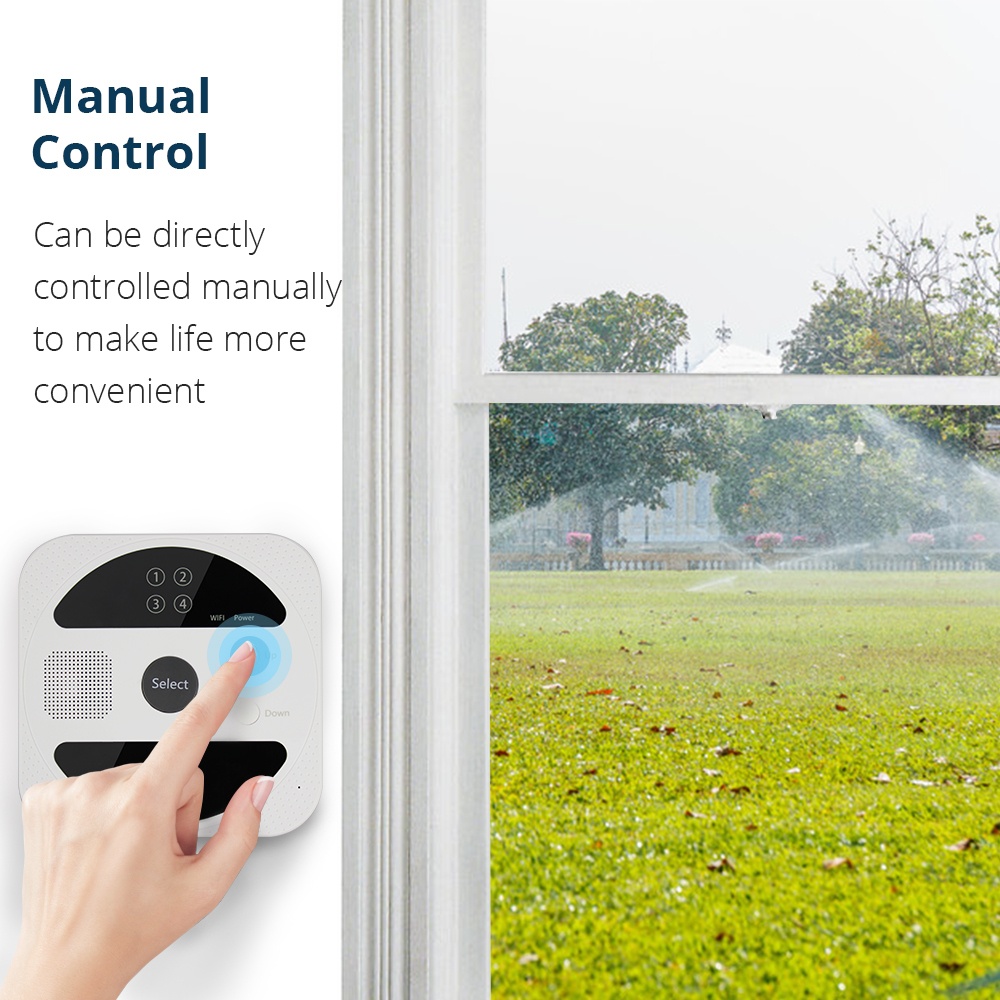 Zemismart Smart WiFi Indoor Sprinkler Controller Voice Control by Alexa Google Home Smart Life Tuya App Water Valve Controller