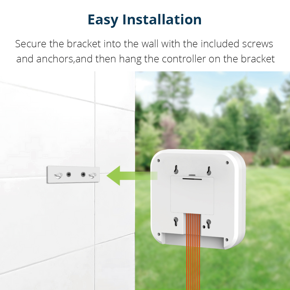Zemismart Smart WiFi Indoor Sprinkler Controller Voice Control by Alexa Google Home Smart Life Tuya App Water Valve Controller