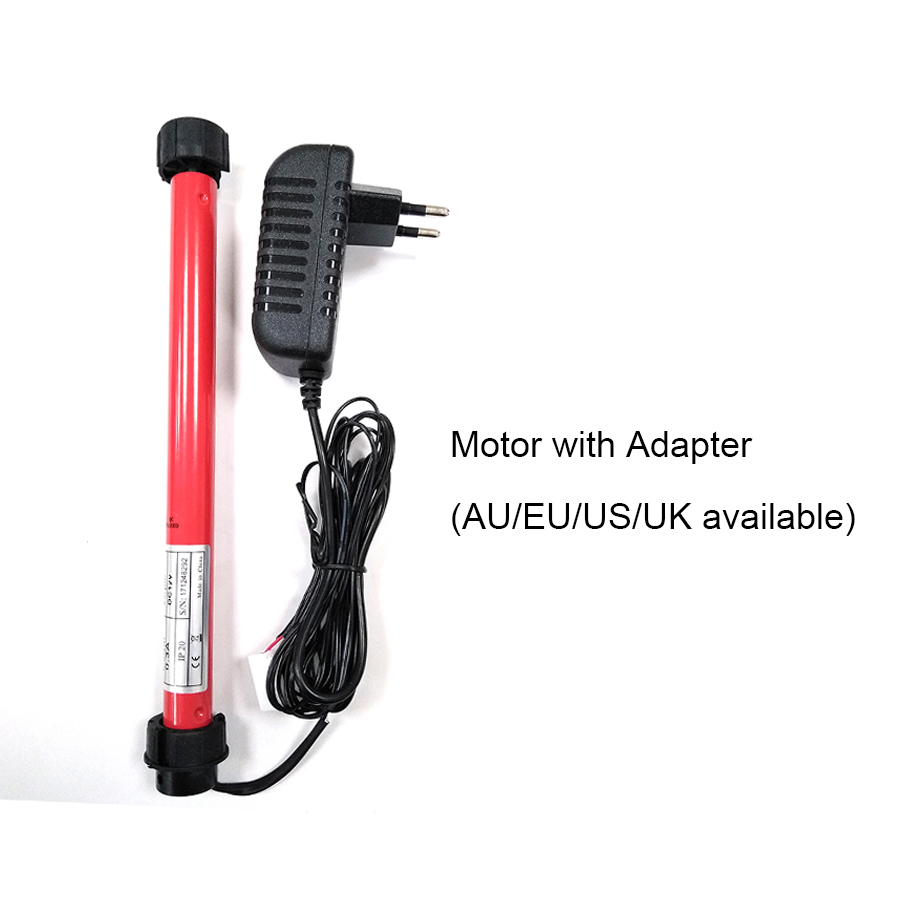 For 28mm Tube Motorized Windows Automatic Blinds Motor,Smart Home DC12V RF433 Tubular Roller shutters Remote Control suit for Broadlink